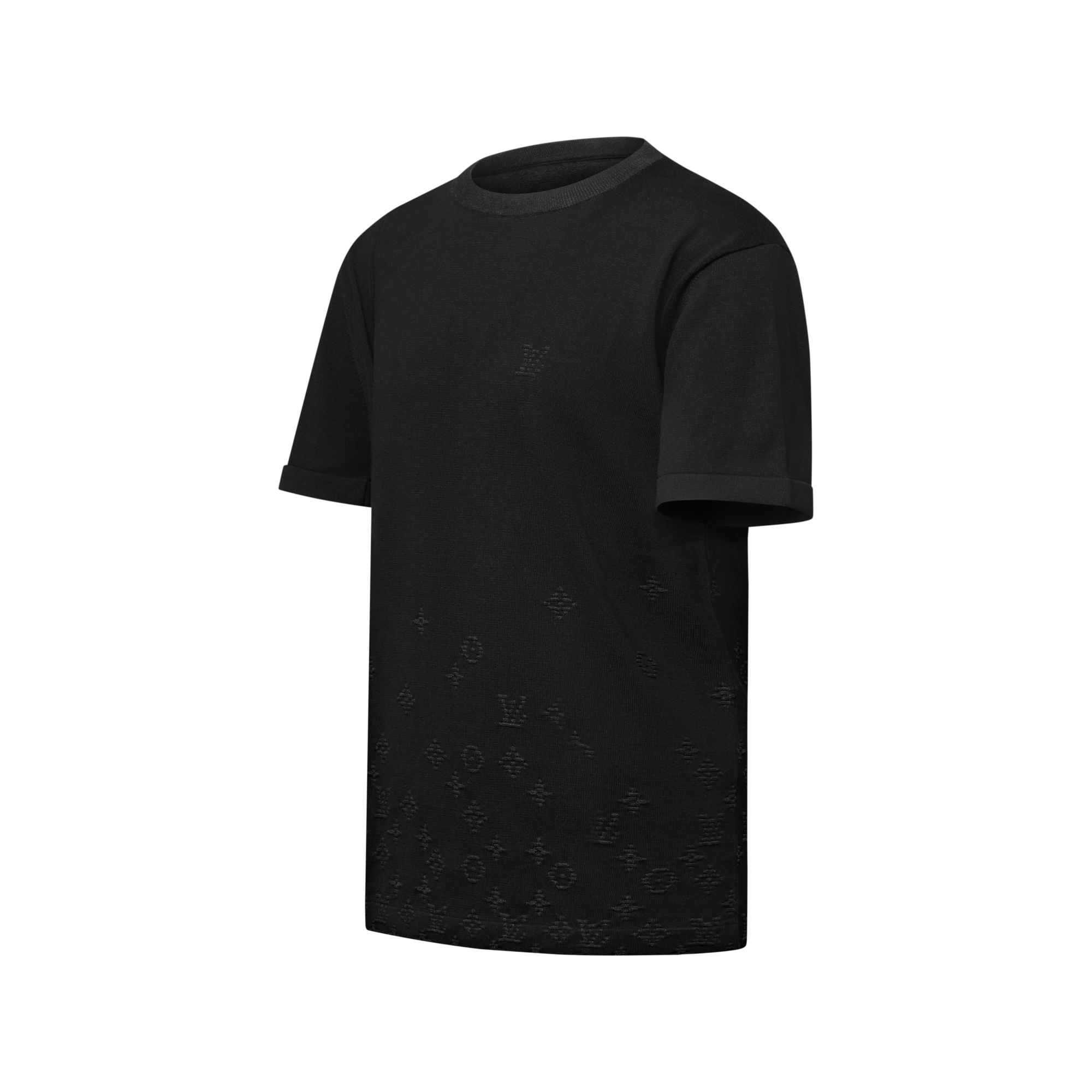 Gradient Signature Jacquard Short-Sleeved Crewneck - Men - Ready